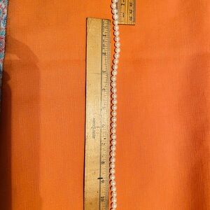 Elegant White Pearl Necklace